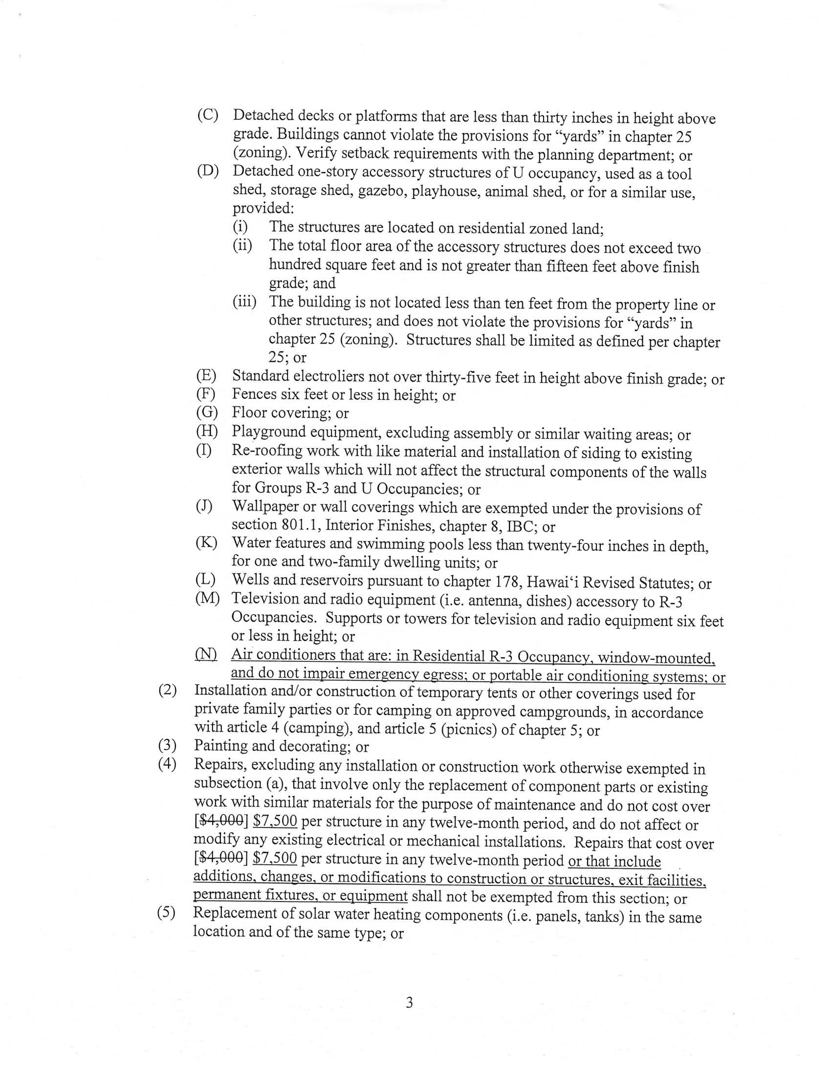 Proposed amendments to Bill 179 page 3