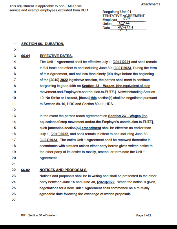 David Ige Releases Executive Order No. 21-02 - UPW & HGEA Bargaining ...