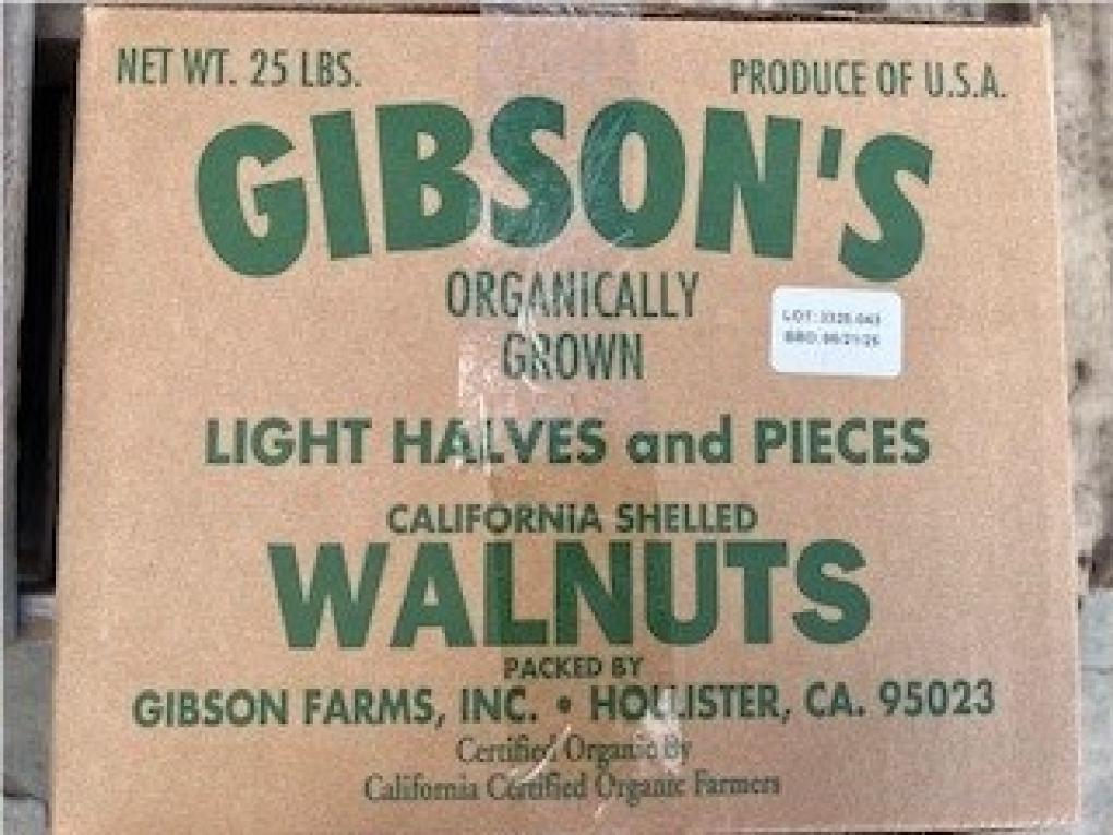 Department of Health issues a recall alert for Gibson Farms bulk